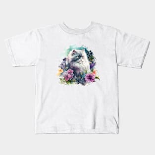 Persian Cat Kids T-Shirt